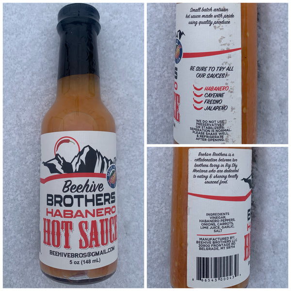 Black Bee Hot Sauce Bee Hive Set of All 4 Flavors 