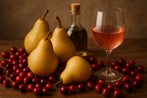 Cranberry Pear Rosé White Balsamic Vinegar